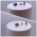 Cirkóniaköves arany fülbevaló