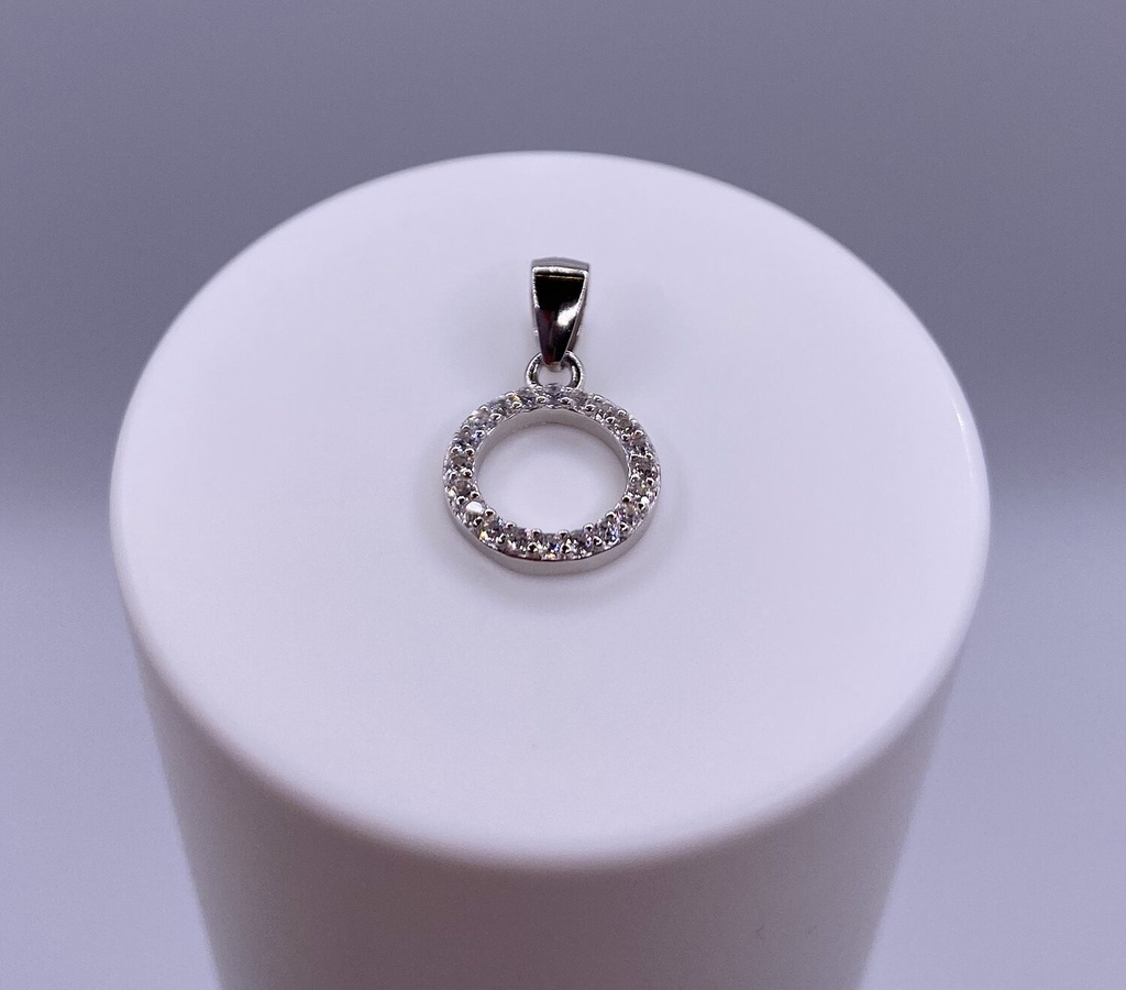 Cirkónia köves köralakú medál