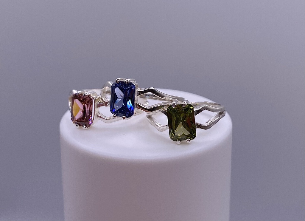 Cirkónia köves ezüst gyűrű