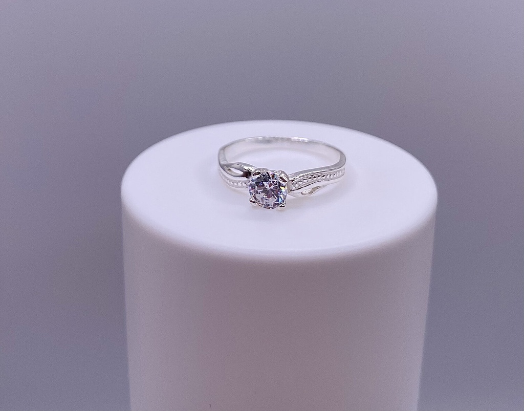 Cirkónia köves ezüst gyűrű