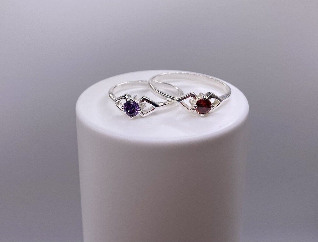 Cirkónia köves ezüst gyűrű