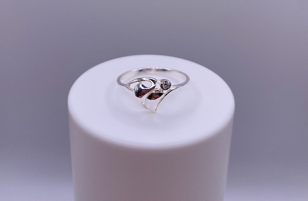 Mintás ezüst gyűrű