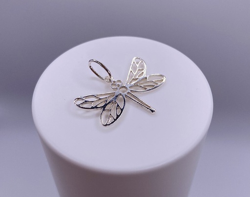 [MeD007] Szitakötő formájú ezüst medál