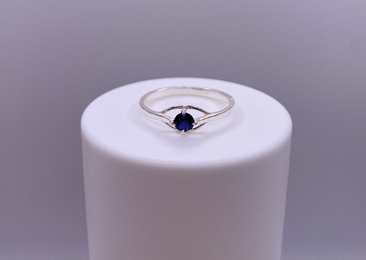 [GyU011] Kék cirkóna köves gyűrű