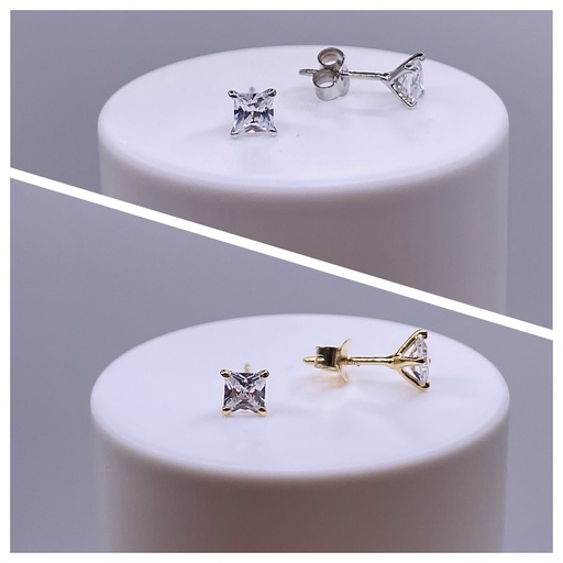 [AuF004FA] Négykarmos arany fülbevaló